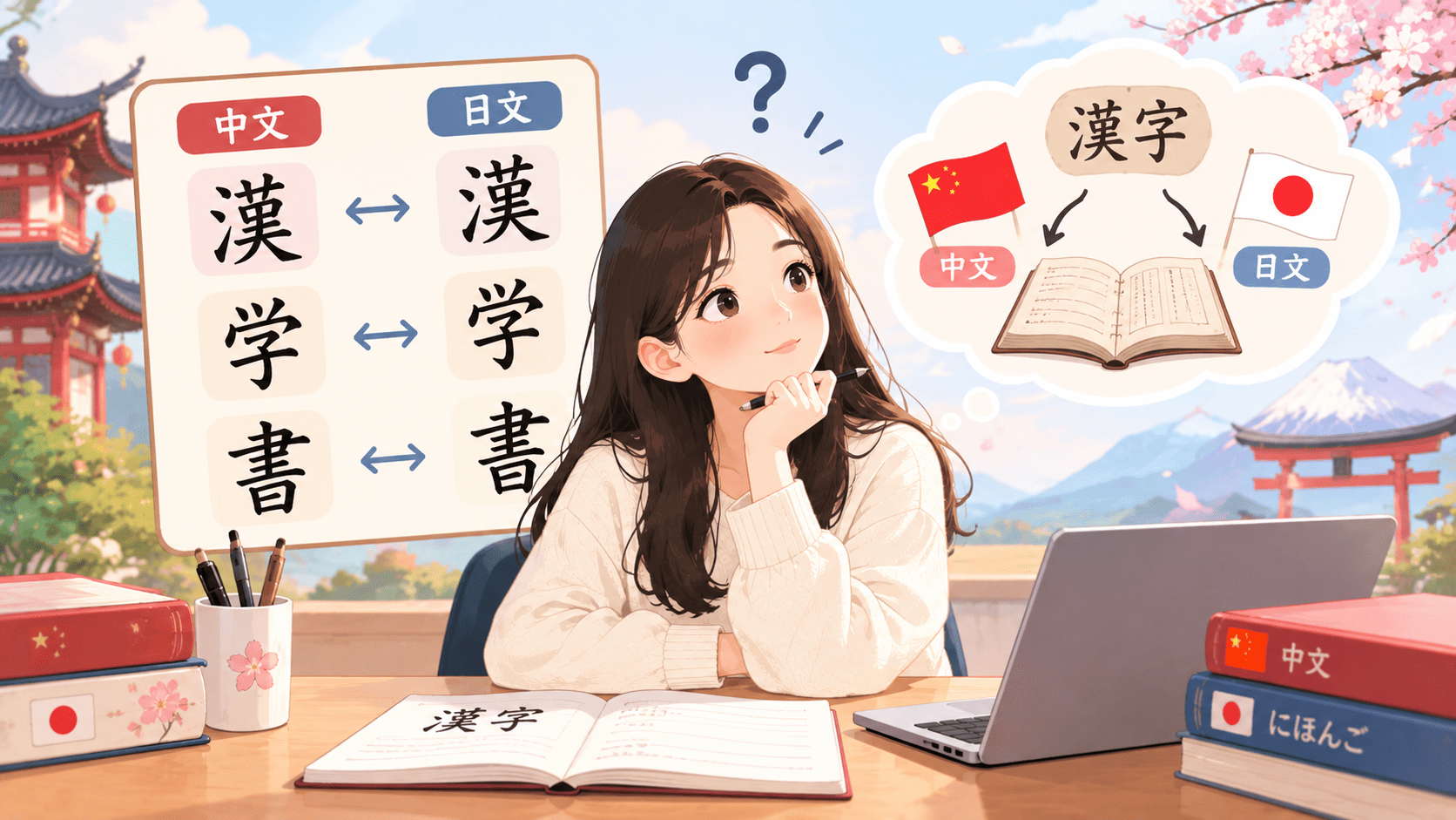 Why Japanese and Chinese Characters Look So Similar