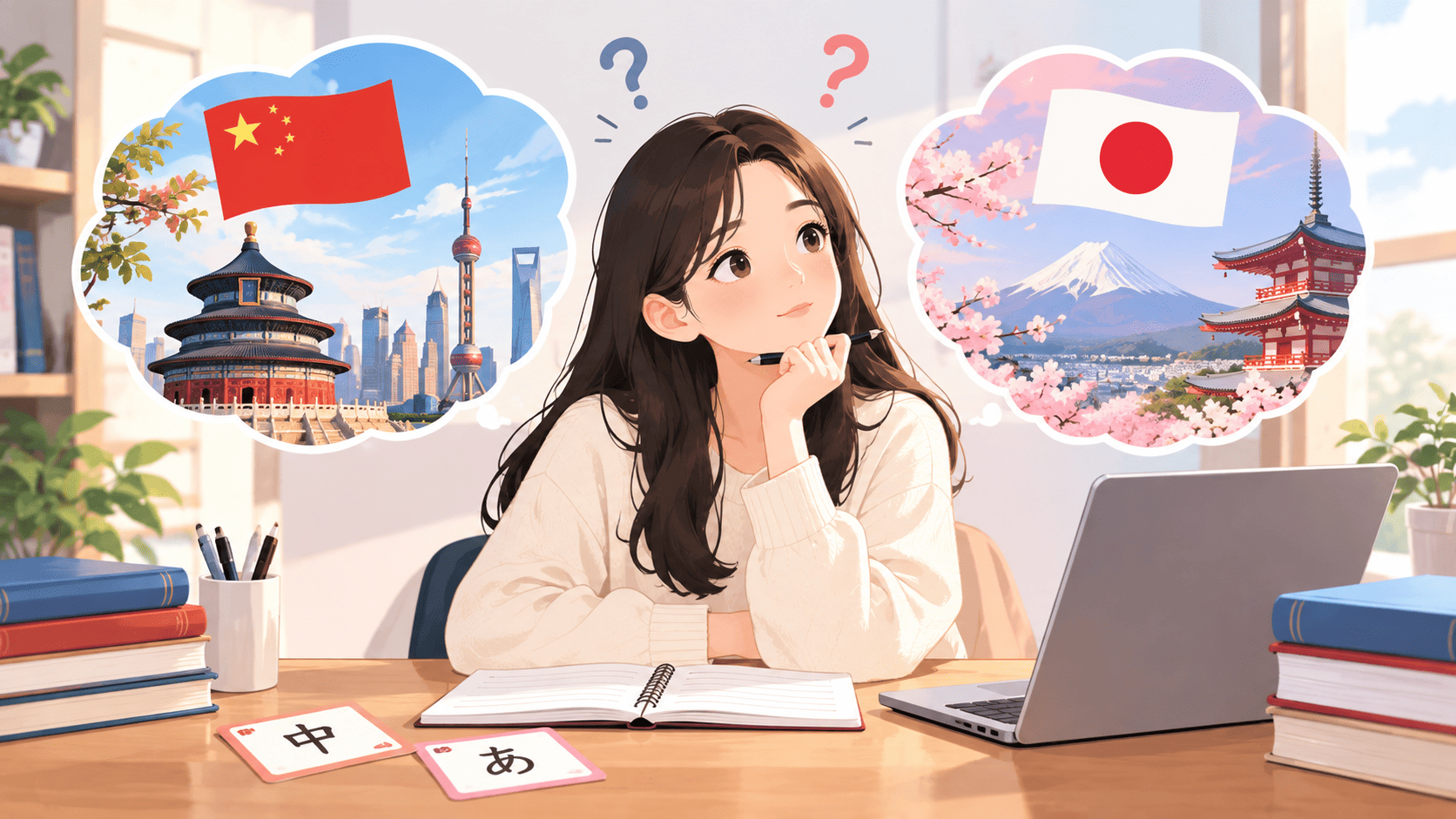Should you study Chinese and Japanese at the same time